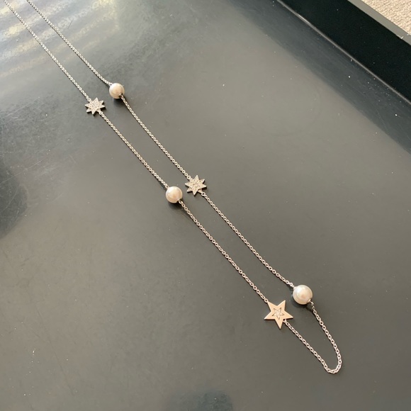 DI DONNA PEARL AND STAR NECKLACE - never used in BOX - Picture 5 of 7